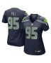Women’s Seattle Seahawks Brandon Pili College Navy Team Game Jersey
