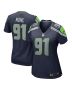Women’s Seattle Seahawks Bryan Mone College Navy Game Jersey