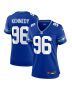 Women’s Seattle Seahawks Cortez Kennedy Royal Throwback Player Game Jersey