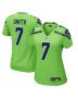 Women’s Seattle Seahawks Geno Smith Neon Green Game Jersey