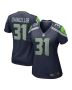 Women’s Seattle Seahawks Kam Chancellor College Navy Retired Player Game Jersey