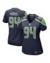 Women’s Seattle Seahawks Mike Morris College Navy Game Jersey