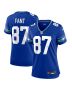 Women’s Seattle Seahawks Noah Fant Royal Throwback Player Game Jersey