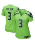 Women’s Seattle Seahawks Russell Wilson Neon Green Alternate Game Jersey