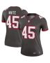 Women’s Tampa Bay Buccaneers Devin White Pewter Alternate Legend Player Performance Top