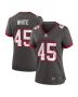 Women’s Tampa Bay Buccaneers Devin White Pewter Game Jersey