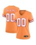 Women’s Tampa Bay Buccaneers Orange Custom Throwback Game Jersey