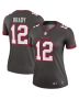 Women’s Tampa Bay Buccaneers Tom Brady Pewter Alternate Legend Player Performance Top