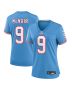 Women’s Tennessee Titans Steve McNair Light Blue Oilers Throwback Retired Player Game Jersey