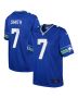 Youth Seattle Seahawks Geno Smith Royal Game Jersey