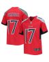 Youth Tennessee Titans Ryan Tannehill Red Inverted Team Game Jersey