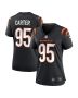 Zach Carter 95 Cincinnati Bengals Women Game Jersey – Black