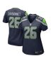 Zach Charbonnet 26 Seattle Seahawks Women Game Jersey – College Navy