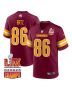 Zach Ertz 86 Washington Commanders Super Bowl LIX Champions Patch Game Men Jersey – Burgundy