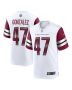 Zane Gonzalez 47 Washington Commanders Game Men Jersey – White