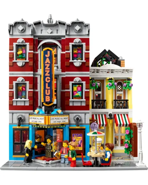 Jazz Club Modular Building Block Set – Live Music Nightlife Architecture Toy