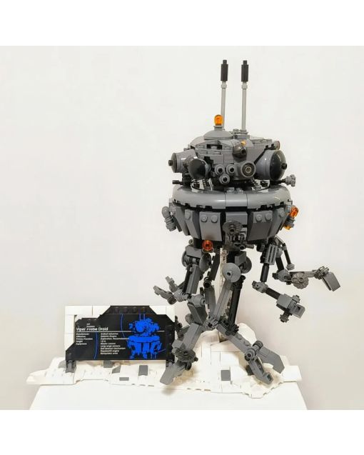 Imperial Probe Droid Building Set - Dark Side Detection Robot | Creative Floating Model Blocks for Kids & Boys Gifts