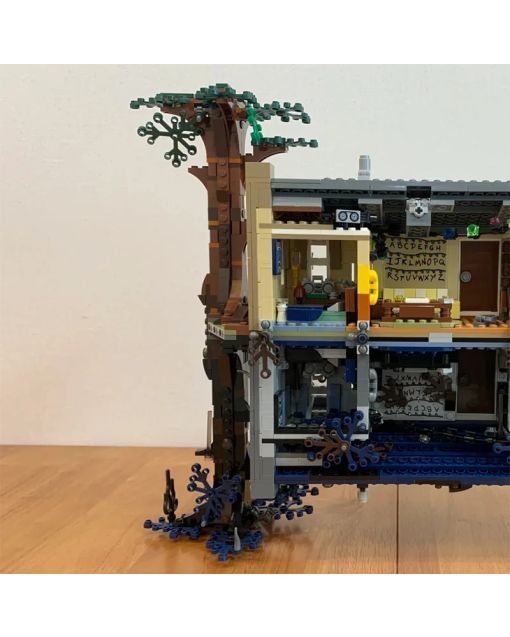 Stranger Things Upside Down World Building Set - 2287 Pieces | Byers House Model Kit - Gift for TV Show Fans