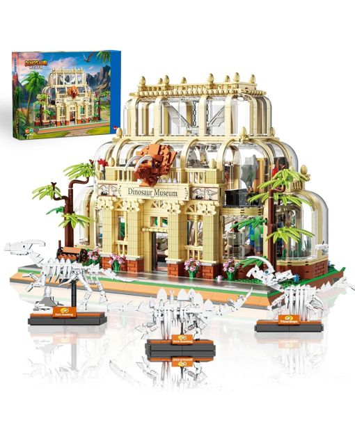 Dinosaur Museum Building Set 2788 Pieces - Jurassic Park Display Model | Educational STEM Gift for Kids & Collectors