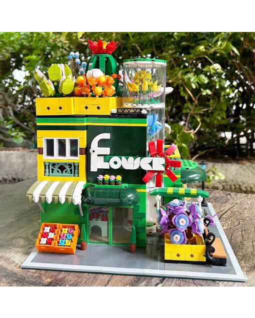 Potted Plant Shop Modular Building Set – 2647pcs Botanical Toy Gift