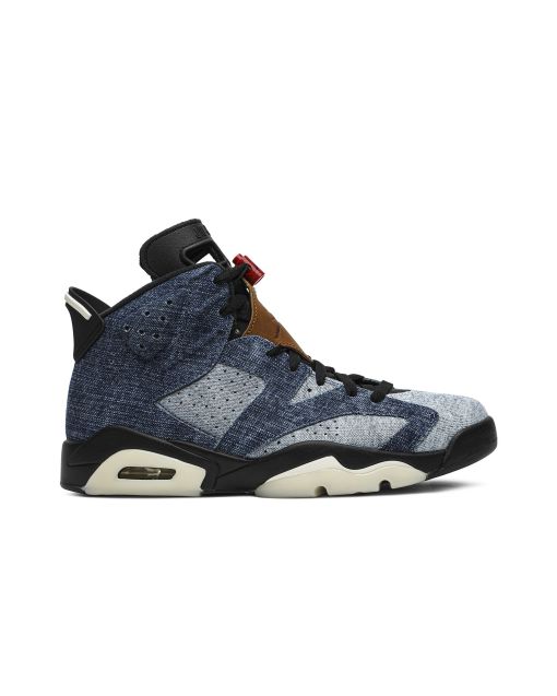 Jordan 6 Retro Washed Denim - Stylish Retro Basketball Sneakers