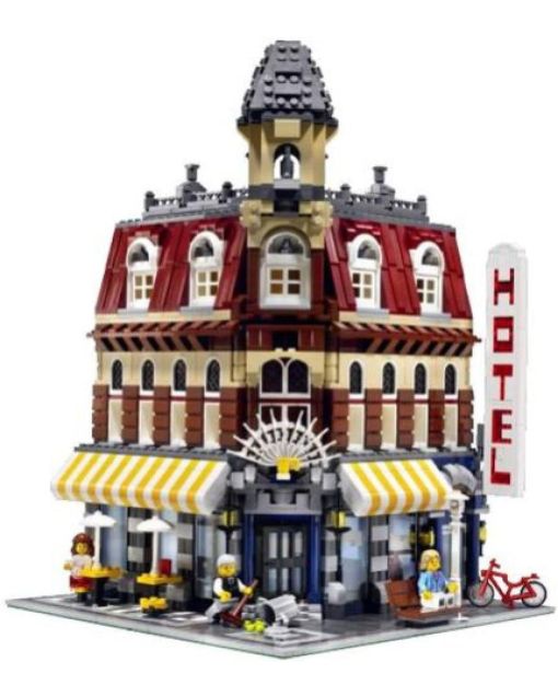 Cafe Corner Modular Building Block Set – Creative City Architecture Coffee Shop Toy