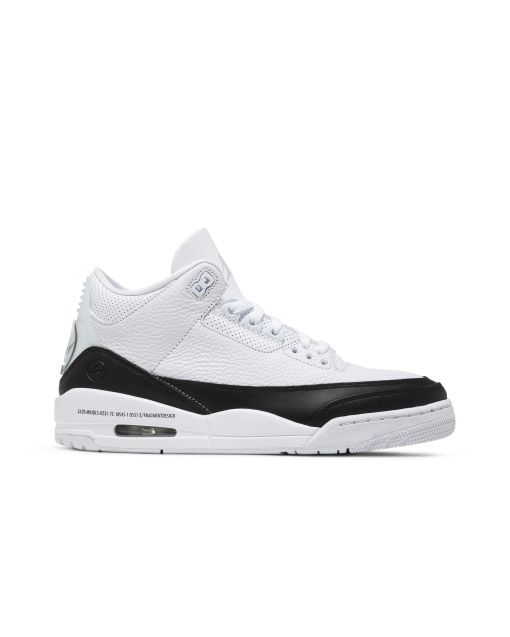 Jordan 3 Retro Fragment White Black - Exclusive Retro Basketball Sneakers