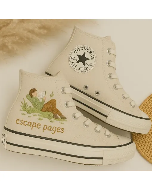 Comfortable Casual Sneakers for Nature Lovers – Lightweight and Stylish for Outdoor Adventures, Travel - Custom Embroidered - Main View