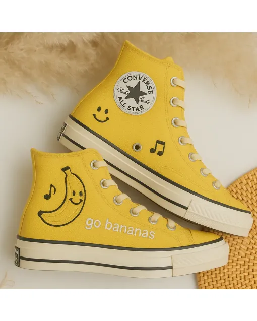 Embroidered Canvas Sneakers for Women, Teens, and Kids – Stylish Comfort for Everyday Wear, Summer Outings - Custom Embroidered - Main View