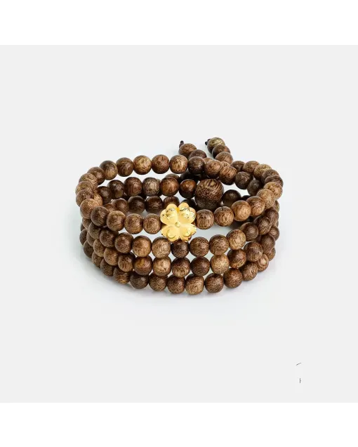 Handcrafted Natural Agarwood Bracelet for Spiritual Souls – Grounding Energy for Daily Wear