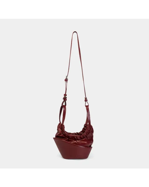 Bucket Bag for Women – PU Leather Shoulder Purse with Drawstring Closure, Adjustable Strap