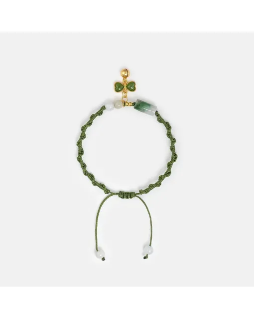 Jade Healing Bracelet for Women and Teens – Calm Energy Gift for Meditation, Emotional Support –  – Main View