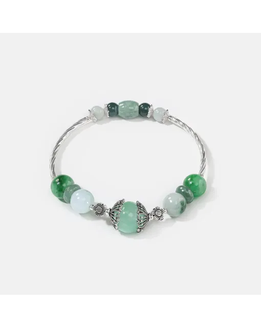 Jade Healing Bracelet for Women – Energy Boosting Crystal Gift for Calmness, Daily Wear and Meditation –  – Main View