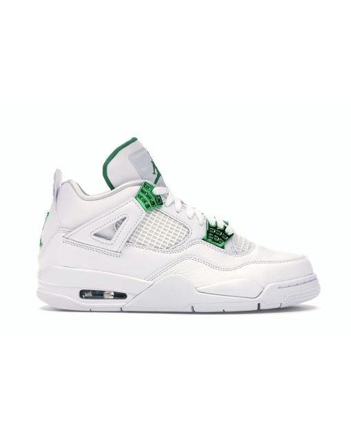 Jordan 4 Retro Metallic Green - Stylish Retro Basketball Sneakers
