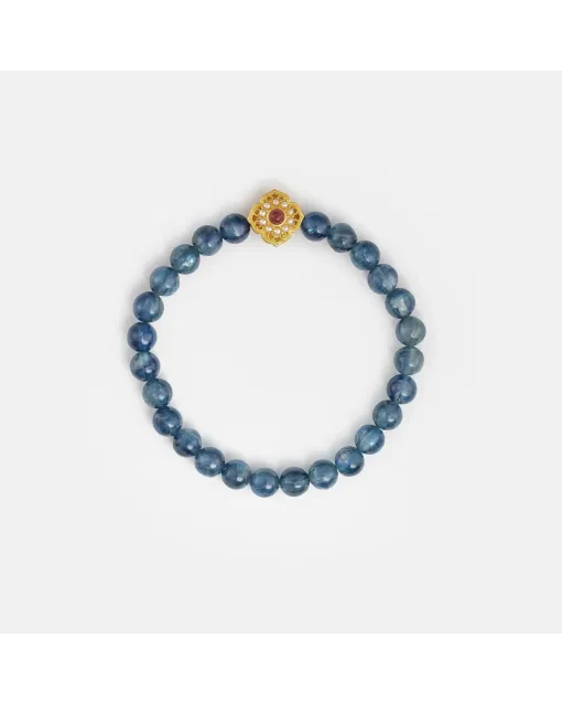 Kyanite Healing Bracelet for Women – Calm Energy Crystal Gift for Daily Wear, Emotional Support and Harmony –  – Main View