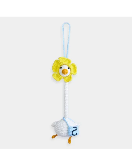 Cute Duck Keychain – Long-Neck Cartoon Animal Bag Charm, Funny Accessories for Women