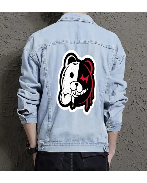 Men's Casual Denim Jacket for Young Man - Classic Fit with Street Style - Gift Idea for Birthday Street Style Lovers - Light Blue - Main View