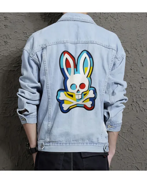 Men's Classic Jean Jacket for Graduate - Great Button Closure Gift - Outdoor Activities for Special Occasion - Active Men - Light Blue - Main View