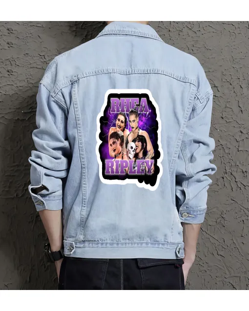 Men's Classic Jean Jacket - Gift for College Student on Relaxed Style - Outdoor Activities Style for Valentine's Day - Active Men - Light Blue - Main View