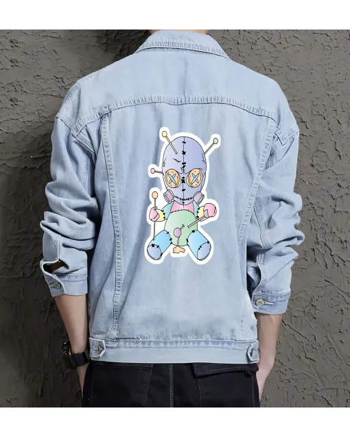 Men's Classic Jean Jacket - Gift Idea for Fashion Lover - Stylish Look for Casual Fridays - Perfect for Congratulations - Light Blue - Main View