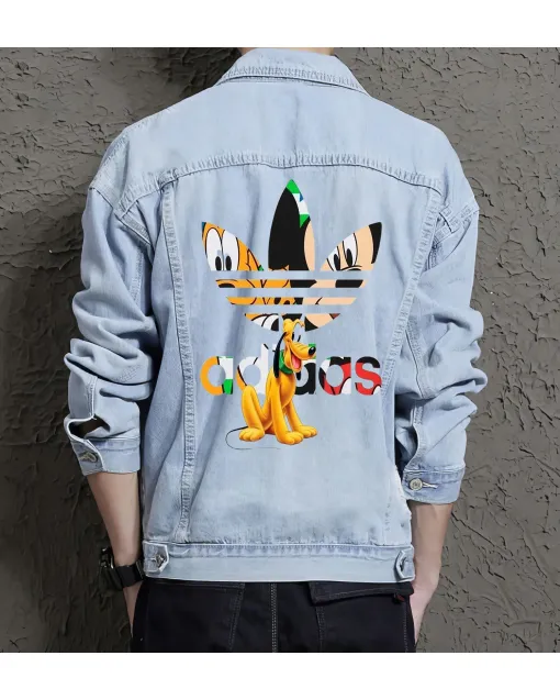 Men's Denim Jacket for Teen Boys - Great Contemporary Style Gift - Outdoor Activities for Thank You Gift - Style-conscious Men - Light Blue - Main View