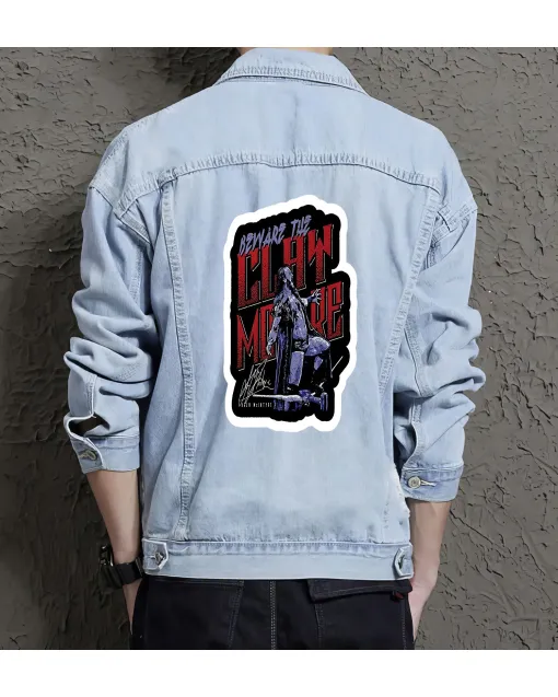 Men's Modern Denim Jacket for Son - Button Closure with Social Events - Gift Idea for Congratulations Gen Z Men - Light Blue - Main View