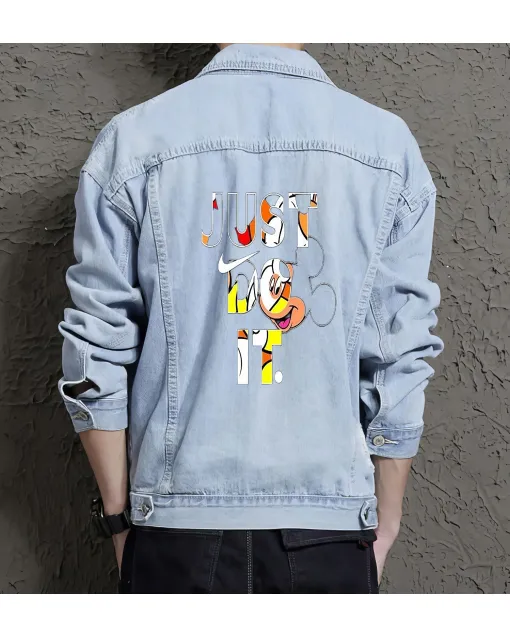 Men's Urban Jean Jacket for Nephew - Great Classic Fit Gift - Shopping Days for Back to School - Urban Men - Light Blue - Main View
