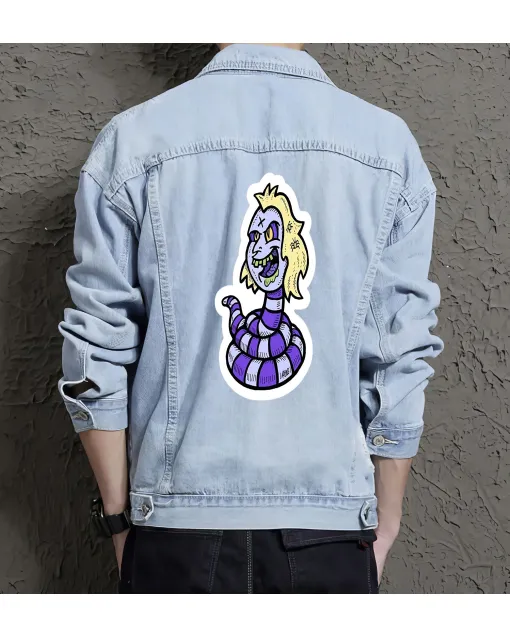 Men's Urban Jean Jacket - Perfect Present for Nephew - Classic Fit - for Daily Use - New Year Gift - Light Blue - Main View