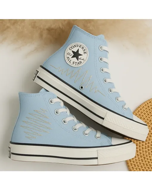 Panel Sneakers for Men and Women – Comfortable and for Casual Outings, Walking Adventures – Perfect Gift for Sneaker Enthusiasts - Custom Embroidered - Main View
