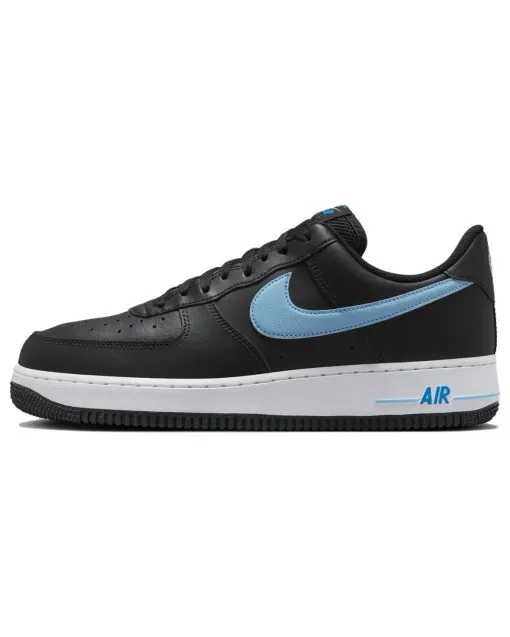 Air Force 1 ’07 Low Black University Blue Shoes