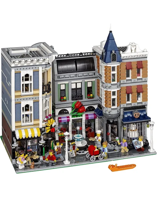Assembly Square Modular Building Block Set – Premium Multi-Build City Landmark