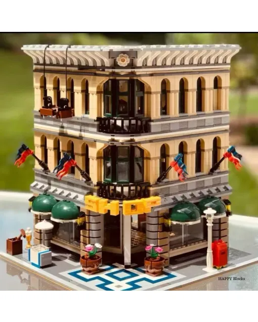 Department Store Modular Building Block Set – Classic Corner Mall for Adults