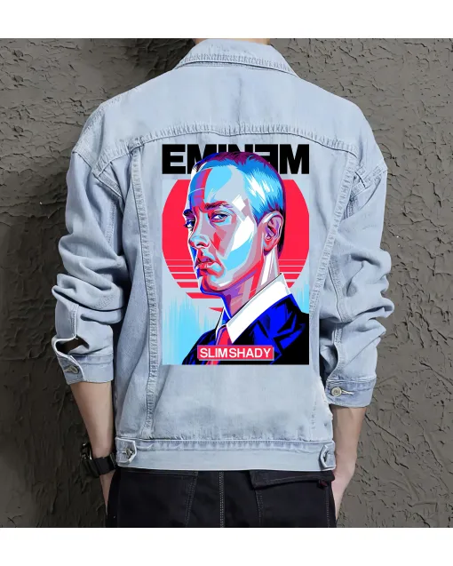 Slims Hady Jean Jacket for Men – Gift for Trendy Teens – Birthday Present - Light Blue - Main View
