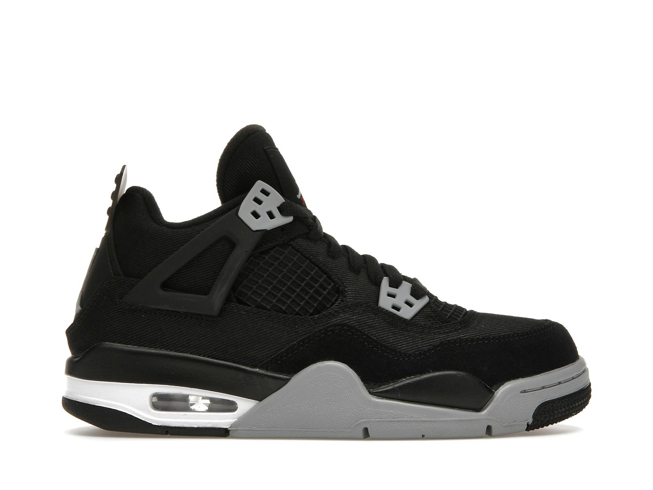 Minomog Air Jordan 4 Retro (GS) “Black Canvas” | DV0553-006